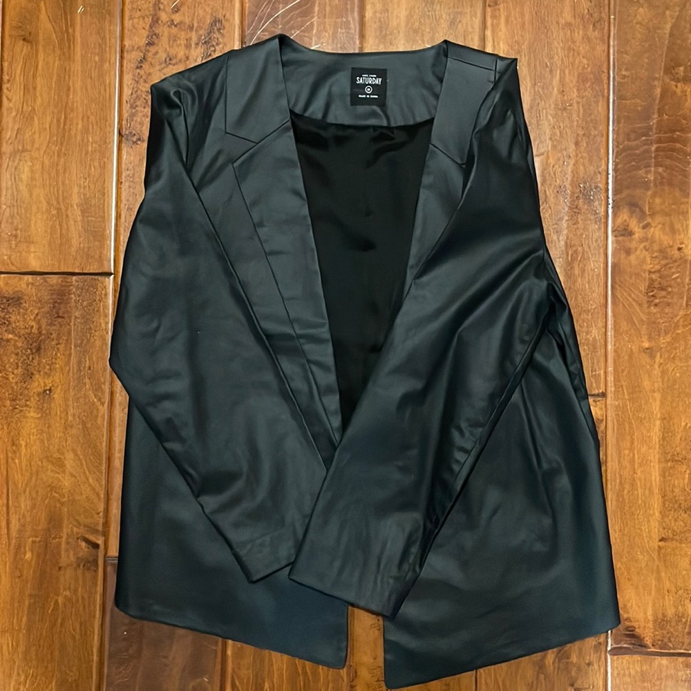 Kate spade cute faux leather jacket